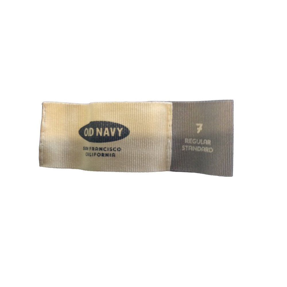 OLD Navy Adjustable Waist  7 Navy Cotton - Picture 3 of 3